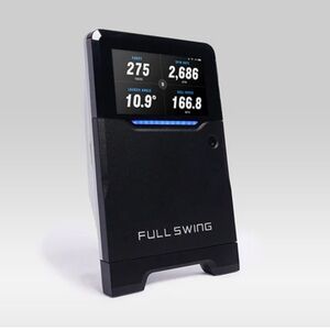 Black Golf Launch Monitor